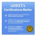 Food Service | Brita 36089EA 40 oz. Classic Water Filter Pitcher - Clear image number 8
