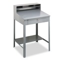 Office Desks & Workstations | Tennsco SR-57 34.5 in. x 29 in. x 53.75 in. Open Steel Shop Desk - Medium Gray image number 0