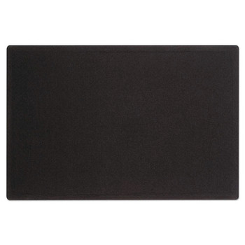  | Quartet 7684BK 48 in. x 36 in. Oval Office Fabric Board - Black Surface