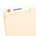 Labels | Avery 05062 0.5 in. Diameter Handwrite Only Self-Adhesive Removable Round Color-Coding Labels - Neon Orange (840/Pack) image number 1