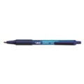 Just Launched | BIC SCSM11 BLU Soft Feel Retractable Ballpoint Pen, Blue Ink, 1mm, Medium (1-Dozen) image number 2