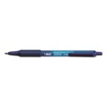 Just Launched | BIC SCSM11 BLU Soft Feel 1 mm Medium Ballpoint Pen - Blue Ink/Blue Barrel (1-Dozen) image number 2
