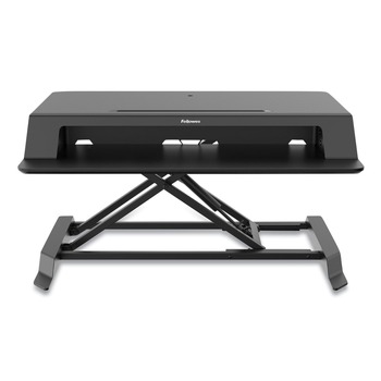 OFFICE DESKS AND WORKSTATIONS | Fellowes Mfg Co. 8215001 Lotus LT 34.38 in. x 28.38 in. x 7.62 in. Sit-Stand Workstation- Black