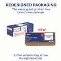 Labels | Avery 04013 0.94 in. x 3.5 in. Pin-Fed/Dot Matrix Printer Mailing Labels - White (5000/Box) image number 1