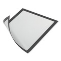 Office Presentation Supplies | Durable 472101 DURAFRAME 5.5 in. x 8.5 in. Magnetic Sign Holder - Black Frame (2/Pack) image number 0