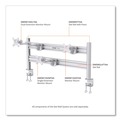 Monitor Stands | Tripp Lite DMSWSLATTAA Slat Rail for Slat Wall System for 32-in TVs 3.39w x 1.8d x 41h Silver Supports 33 lb image number 4