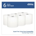 Paper Towels and Napkins | Kleenex 25639 7.5 in. x 700 ft. 1-Ply Hard Roll Paper Towels with Premium Absorbency Pockets - White (6/Carton) image number 1