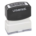 Stamps & Stamp Supplies | Universal UNV10136 Pre-Inked 1.69 in. x 0.56 in. Obscures Area Security Stamp - Black image number 0