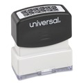 Stamps & Stamp Supplies | Universal UNV10136 Pre-Inked 1.69 in. x 0.56 in. Obscures Area Security Stamp - Black image number 0