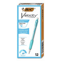 Pens | BIC MV11 BLK 0.9 mm HB (No. 2) Velocity Original Mechanical Pencil - Black Lead/Turquoise Barrel (1-Dozen) image number 1