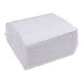 Paper Towels and Napkins | Boardwalk BWK8307 17 in. x 17 in. 1-Ply Dinner Napkin - White (3000/Carton) image number 1