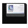 Labels | C-Line 70257 2 x 3.5 Self-Adhesive Top Load Business Card Holders - Clear (10/Pack) image number 1