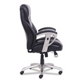 Office Chairs | SertaPedic 49416BLK 19.5 in. to 22.5 in. Seat Height Supports Up to 400 lbs. Emerson Big and Tall Task Chair - Black Seat/Back, Silver Base image number 2