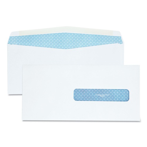 Envelopes & Mailers | Quality Park QUA21432-A 4.5 x 9.5 Security Tinted Insurance Claim Form Envelope - White (500/Box) image number 0