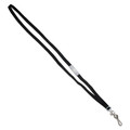 Label & Badge Holders | Advantus 75404 36 in. Long Metal J-Hook Style Deluxe Safety Lanyards - Black (24/Box) image number 0