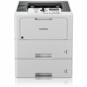 Brother HLL6210DWT Business Monochrome Laser Printer with Dual Paper Trays