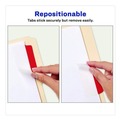 Dividers & Tabs | Avery 74775 Ultra Tabs 3 in. x 1.5 in. 1/3-Cut Repositionable Wide and Slim Tabs - Assorted (1-Set) image number 2