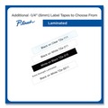 Labels | Brother P-Touch TZES211 0.23 in. x 26.2 ft. Extra-Strength Adhesive Laminated Labeling Tape - Black on White image number 4