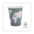  | Eco-Products EP-BNHC12-WD 12 oz. World Art Renewable and Compostable Insulated Hot Cups (600/Carton) image number 9