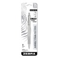 Pens | Zebra 29411 F-701 Fine 0.7 millimeter Retractable Ballpoint Pen - Black Ink/Stainless Steel/Black Barrel image number 0