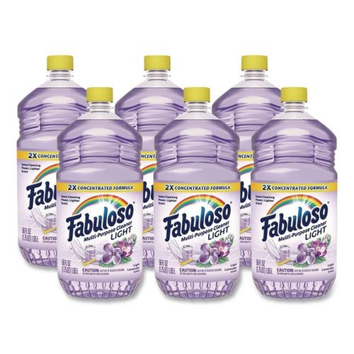 All-Purpose Cleaners | Fabuloso 61045945 56 oz. Bottle Multi-Use Cleaner - Light Lavender Scent (6/Carton) image number 0