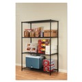Just Launched | Alera ALESW504824BL 48 in. x 24 in. x 72 in. NSF Certified Industrial Four-Shelf Wire Shelving Kit - Black image number 6