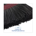 Brooms | Boardwalk BWK930BP 10 in. x 58.5 in. Wood Handle Flagged Tip Poly Bristle Janitor Brooms - Natural/Black (1 Dozen) image number 4