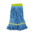  | Boardwalk BWK501BL 5 in. Headband Super Loop Wet Mop Head - Small, Blue (12/Carton) image number 1