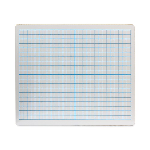 White Boards | Flipside 11200 12 in. x 9 in. Computational Grid Format Graphing 2-Sided Dry Erase Board - White Surface (12/Pack) image number 0