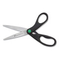 Arts & Crafts Supplies | Westcott 15179 8 in. Long x 3.25 in. Cut Length KleenEarth Scissors - Straight Black Handle (2/Pack) image number 1