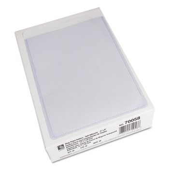PRODUCTS | C-Line 70058 25-Sheet 5 x 8 Self-Adhesive Super Heavy Shop Ticket Holders (50/Box)