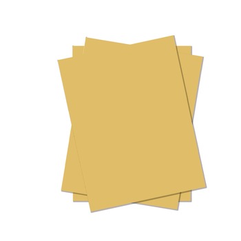 ART AND CRAFT PAPER | Universal UNV11205 Deluxe 8.5 in. x 11 in. Colored Paper - Goldenrod (500 Sheets/Ream)