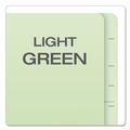 File Folders | Pendaflex 23314 2 in. Expansion 1 Divider 4 Fasteners End Tab Classification Legal Folders - Pale Green (10/Box) image number 6