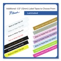 Tapes | Brother P-Touch TZE233CS 0.47 in. x 26.2 ft. TZe Laminated Removable Label Tapes - Blue on White image number 3