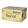 Cups and Lids | Karat C-KC78TS-NH 8 oz. to 10 oz. Cold Cup No Hole Flat PET Lids - Clear (1000/Carton) image number 0