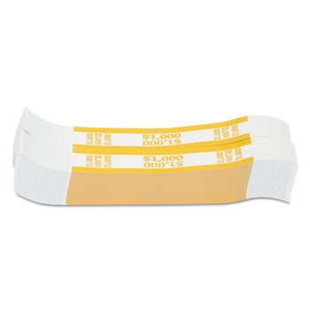 | Pap-R Products 401000 1,000 Dollars in 10 Dollars Bills Currency Straps - Yellow (1000/Pack)