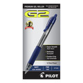 Pens | Pilot 31187 G2 Premium Fine 0.7 mm Retractable Gel Pen - Navy Blue Ink/Smoke/Blue Barrel (1-Dozen) image number 2