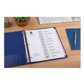 Just Launched | Avery 11134 Ready Index 11 in. x 8.5 in. 10-Tab Customizable TOC 1 to 10 Tab Dividers - Black/White (1-Set) image number 2