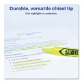 Highlighters | Avery 98208 Chisel Tip Desk-Style HI-LITER Highlighter Value Pack - Fluorescent Yellow Ink, Yellow/Black Barrel (36/Pack) image number 6
