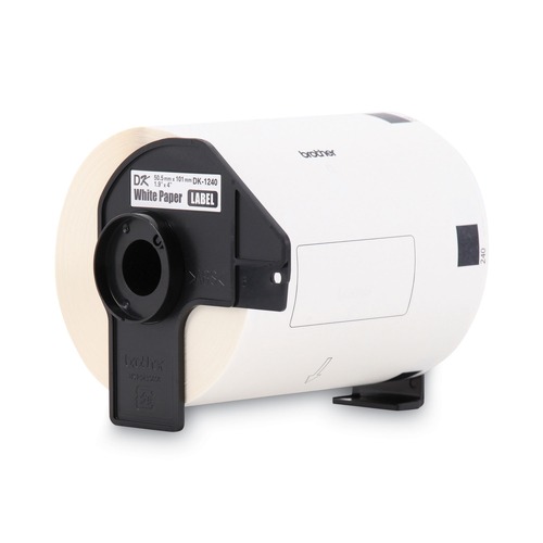 Labels | Brother DK1240 1.9 in. x 4 in. Die-Cut Shipping Labels - White (1-Roll) image number 0