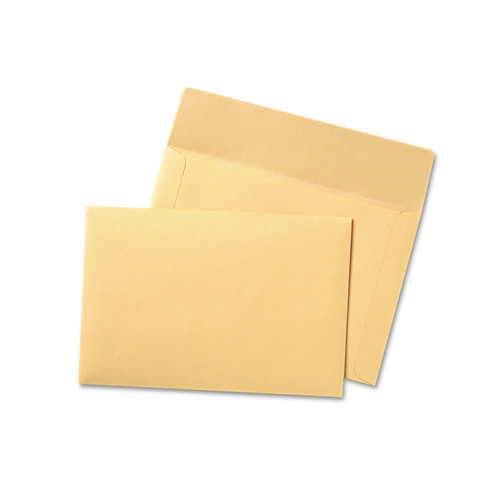 Envelopes & Mailers | Quality Park QUA89604 Filing Envelopes - Letter Size, Cameo Buff (100/Box) image number 0