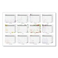 Back to School Sale | House of Doolittle 197 22 in. x 17 in. 12-Month (Jan-Dec) 2026 Recycled Desk Pad Calendar - Wild Flowers Artwork image number 3