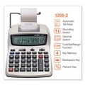 Calculators | Victor 12082 Compact 2.3 Lines/Second Two-Color Printing Calculator - Black/Red Print image number 5