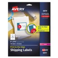Labels | Avery 06874 3 in. x 3.75 in. Vibrant Laser Color-Print Labels with Sure Feed - White (150/Pack) image number 0