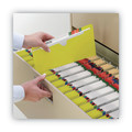 File Folders | Smead 75571 Straight Tab Letter Size Colored File Jackets with Reinforced Double-Ply Tab - Yellow (50/Box) image number 5