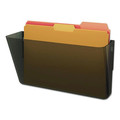 Desktop Organizers | Deflecto 73202 DocuPocket 13 in. x 4 in. Letter Size Stackable Wall Pocket - Smoke image number 1