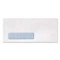 Envelopes & Mailers | Quality Park QUA21412 4.13 in. x 9.5 in. #10, Bankers Flap, Gummed Closure, Window Envelope - White (500/Box) image number 2
