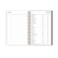 Notebooks & Pads | Blue Sky 140088 8 in. x 5 in. 12-Month (Jan to Dec): 2026 Sophie Frosted Weekly/Monthly Planner - Floral Artwork, Multicolor Cover image number 6
