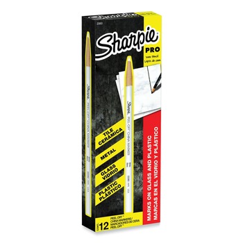 WASHABLE MARKERS | Sharpie 2060 Peel-Off China Markers - White (1-Dozen)