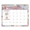 Bulletin Boards | Blue Sky 144076 15 in. x 12 in. 12-Month (Jan to Dec): 2026 Tula Monthly Wall Calendar - Floral Artwork, White/Multicolor Sheets image number 1